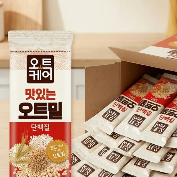 오트케어 맛있는 오트밀 그레인+서리태+단백질 50g 30개