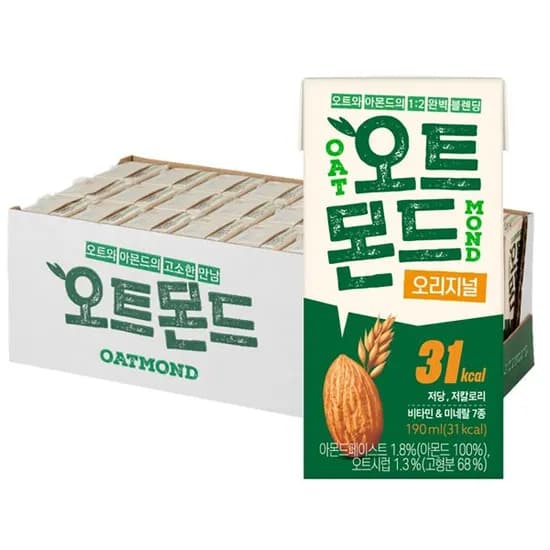 연세 오트몬드 오리지널 오트 음료 190ml 24개