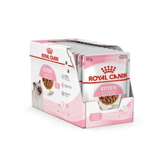 로얄캐닌 캣 키튼 파우치, 고양이, 닭+돼지, 85g, 12개, 1개
