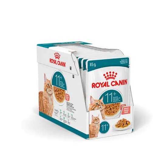 로얄캐닌 캣 에이징11+ 파우치, 닭+돼지, 85g, 12개입, 1개