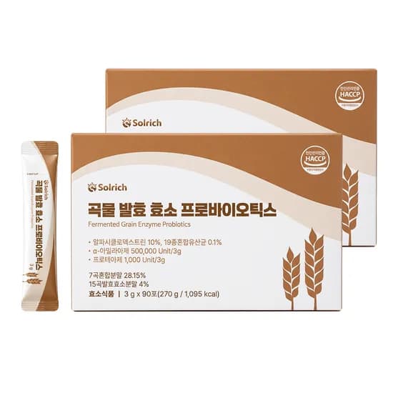 곡물 발효 효소 프로바이오틱스 90포 2개
