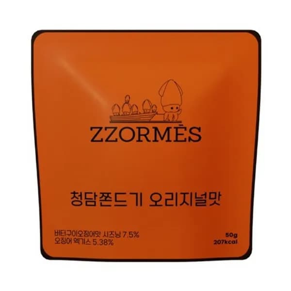 쪼르메스 청담쫀드기 오리지널맛 50g 10개