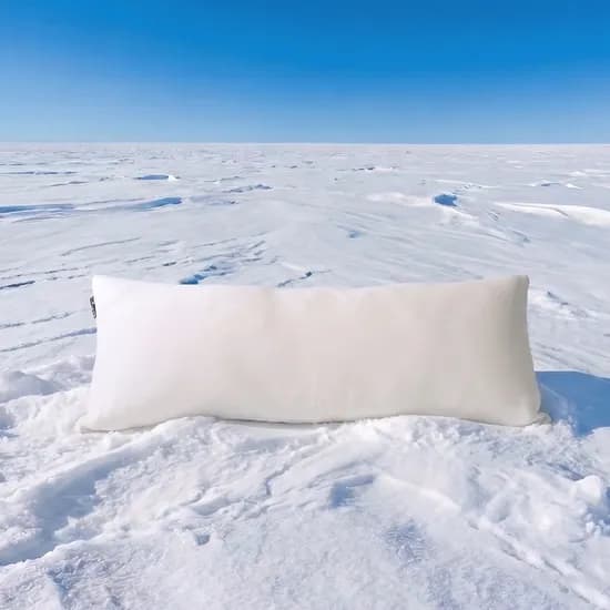 코튼렛 3중직 쿨 냉감 바디쿠션커버, 화이트, 40x100cm