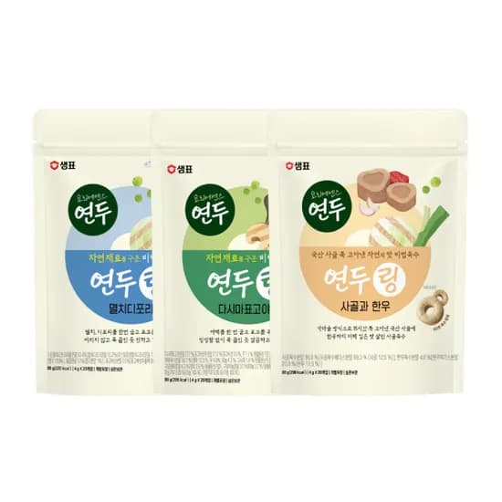 샘표 연두링 코인육수 멸치디포리 외 2종