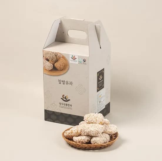 양구전통한과 찹쌀유과 파지 1kg 1개