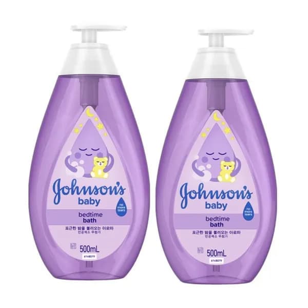 존슨즈 베이비 베드타임 바스 500ml 2개