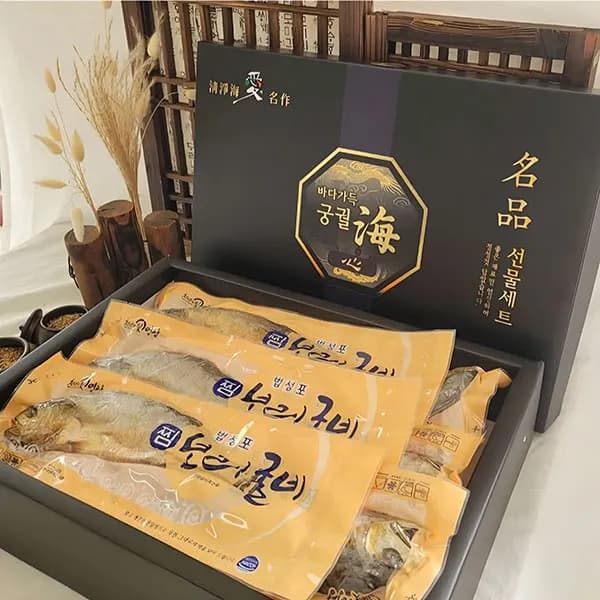 영광 찐 보리굴비 가정용 선물세트 30cm이상 10마리