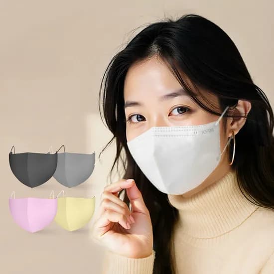 스마티 브이핏 KF94 마스크 새부리형 화이트 대형 25매 4세트 8,690원