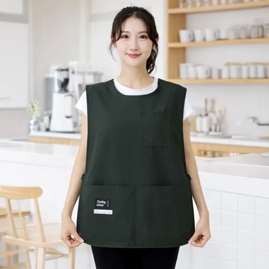 오르모 조끼 앞치마, 다크그린, 1개