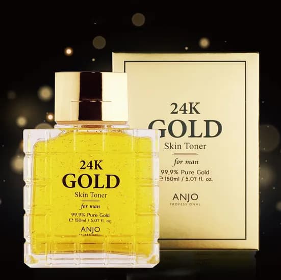 앙쥬 프로페셔날 24K 골드 스킨토너 포맨, 150ml, 1개