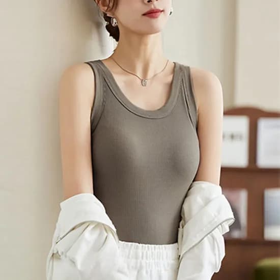 면 와이드 나시 챠콜 M