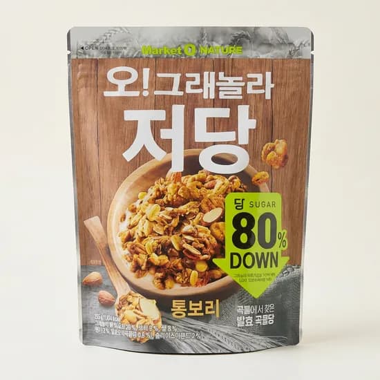 오리온 오 그래놀라 저당 통보리 255g 1개