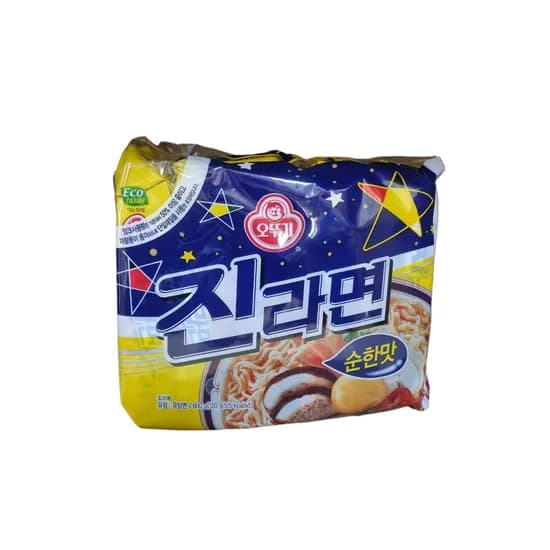 오뚜기 진라면 순한맛 120g 5개입 4개