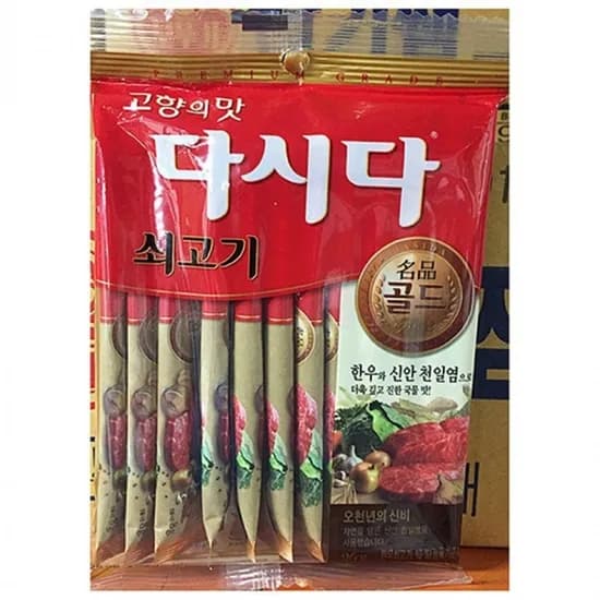 CJ제일제당 일회용다시다 골드, 8g, 12개