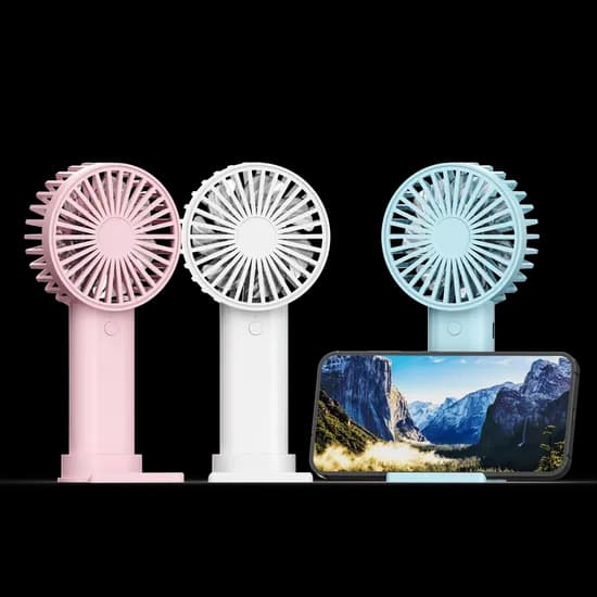 휴대용 선풍기 PR-FAN250, 화이트 1개 + 핑크 1개, 2개