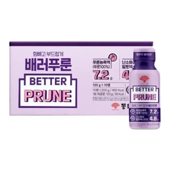 동화약품 배러푸른 푸룬 120ml 1개