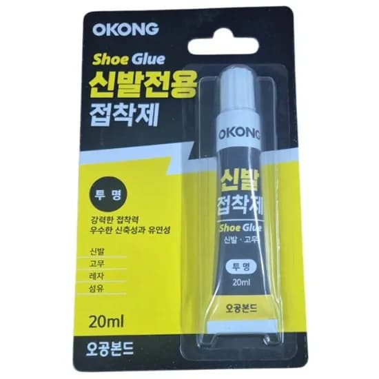 오공 신발전용 접착제 투명 20ml 1개