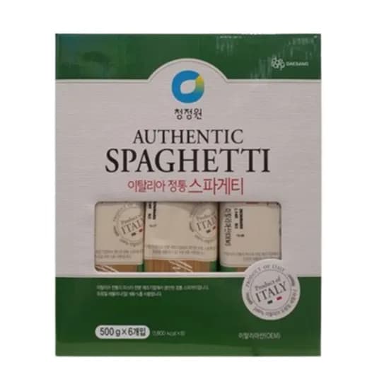 청정원 스파게티면 500g 6개