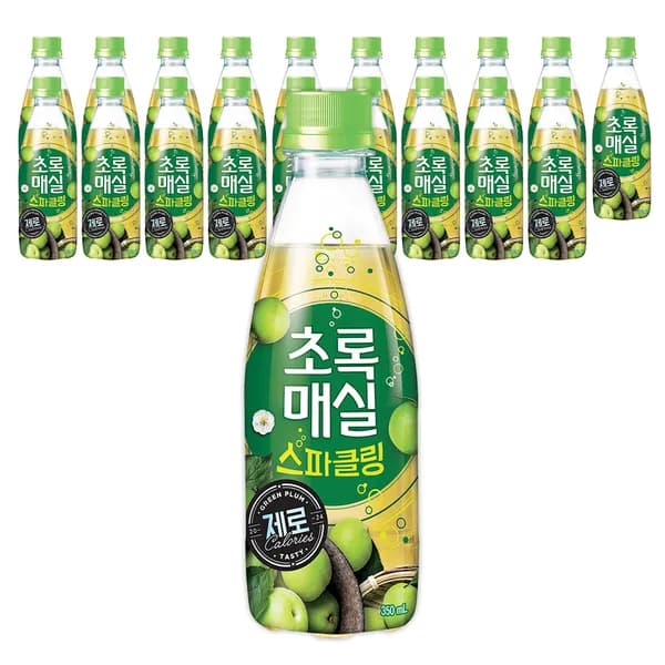 초록매실 스파클링 제로 350ml 20개