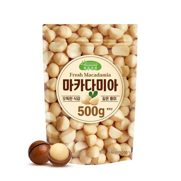 선명농수산 마카다미아 500g 1봉 18,900원
