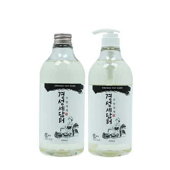 경성세답터 천연 주방세제 1종 1000ml 2개