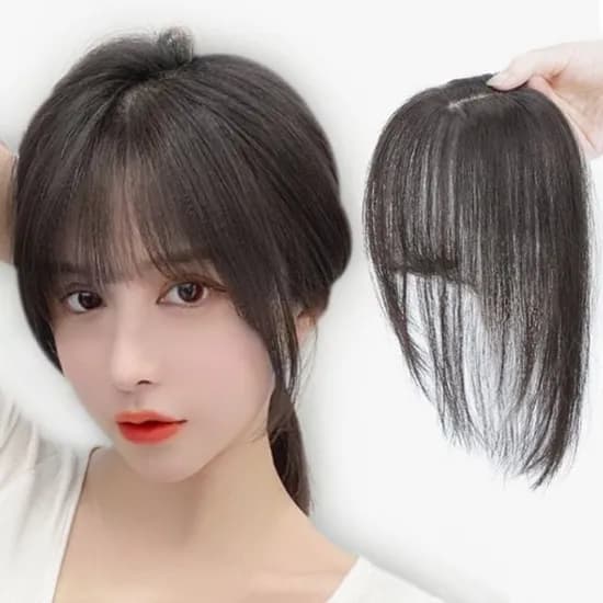 자연스러운 3D 시스루뱅, 브라운블랙, 1개