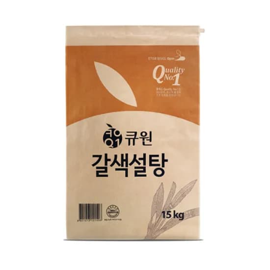 큐원 갈색설탕 15kg 1개
