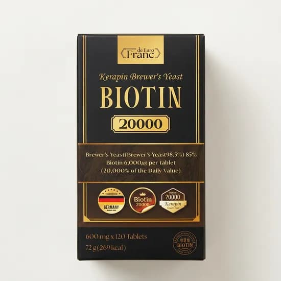 프랑드유로 케라핀 맥주효모 비오틴 20000 120정 2개 37,000원
