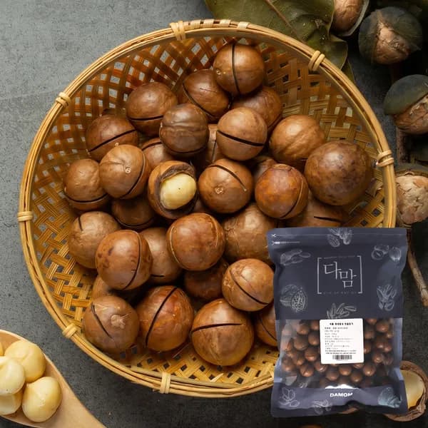 다맘 껍질 통 마카다미아 1kg 1개 13,300원