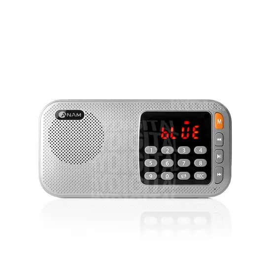아남 효도라디오 ATX-25 블루투스 USB SD 실버 1개