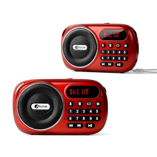아남 효도 라디오, ATX-30, 블루투스, FM, USB, SD카드 인식, 라디오 녹음, C타입 충전, 레드, 1개