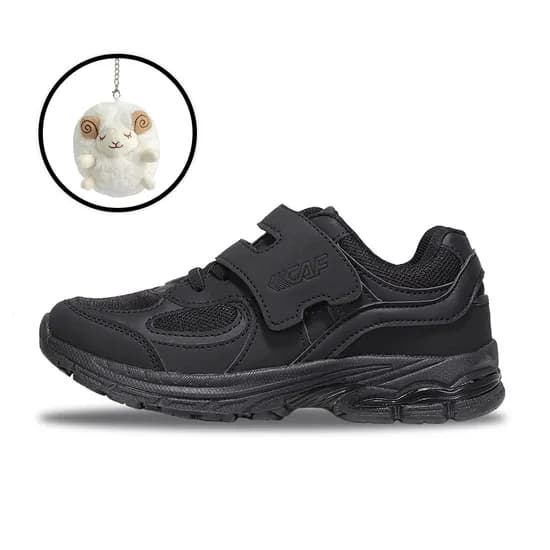 르까프 키즈 발란스 운동화 키링세트 LE4W185BLK-KR, 블랙, 220mm