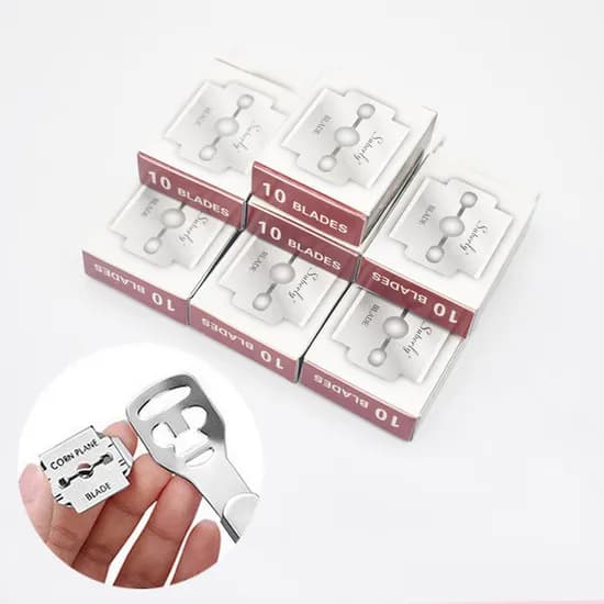 페디케어 발각질 굳은살 제거기 콘커터용 교체날 10P 1개