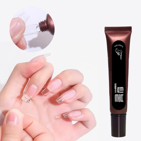 네일아트 쫀득쫀득 네일팁 파츠 스톤 간편부착젤 팁붙 1ml 1개