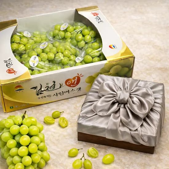 샤인머스켓 최상급 보자기포장 4kg 1박스
