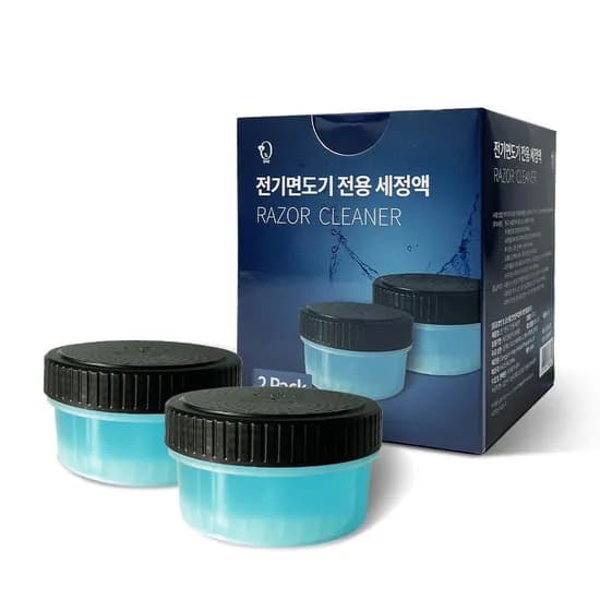 전기면도기 전용 세정액 카트리지 2개