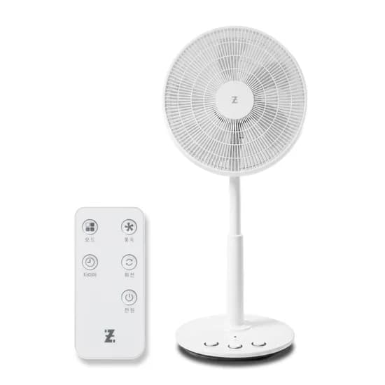 이지베베 수면풍 리모컨 발터치 저소음 5엽 초미풍 선풍기 IZI-EF2614RC, 35cm, 1개