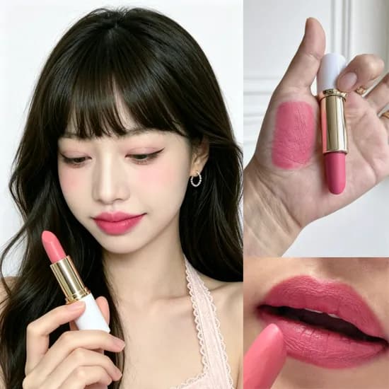 MYG 지속력 좋은 립스틱, 복숭아 핑크, 3.8g, 1개