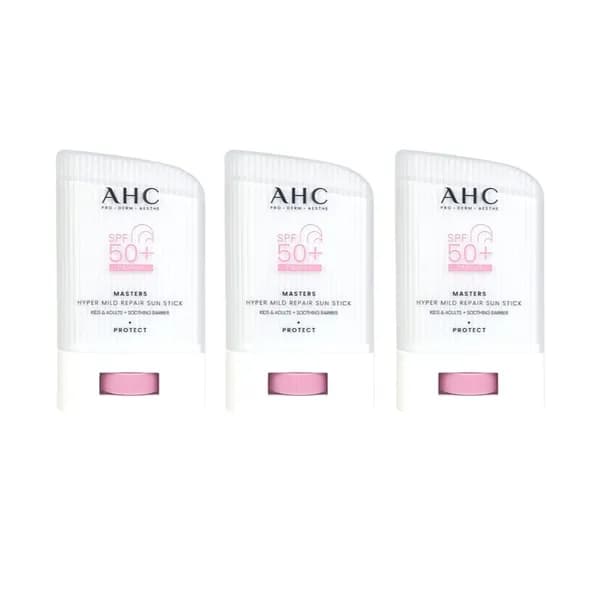 AHC 마스터즈 하이퍼 마일드 리페어 선스틱 22g 3개