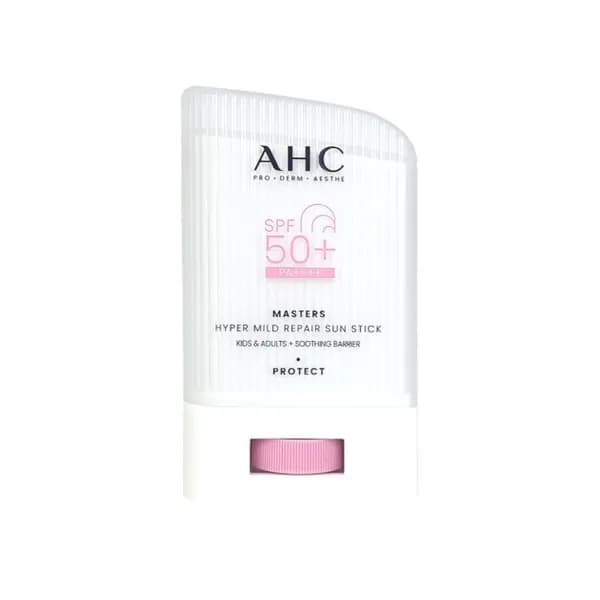 AHC 마스터즈 하이퍼 마일드 리페어 선스틱, 핑크, 무기자차, SPF50+/PA++++, 22g, 1개