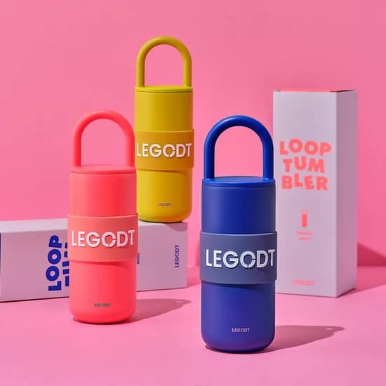 레고트 루프 텀블러 스탠다드 블루 600ml 1개