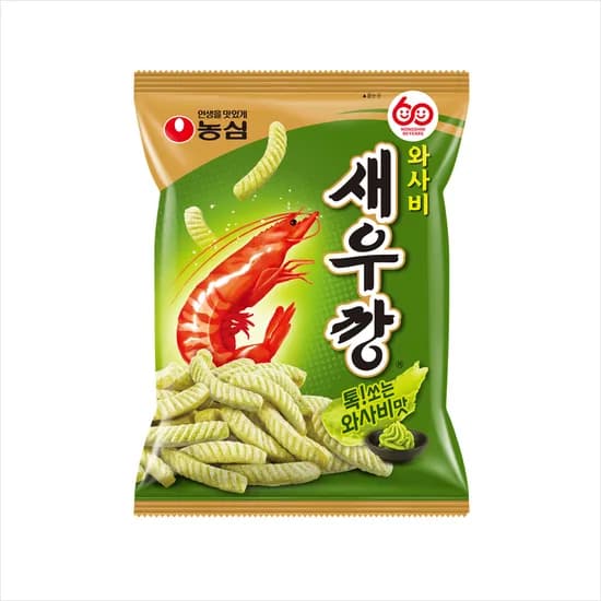 농심 와사비 새우깡 70g 10개