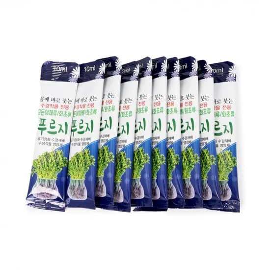 푸르지 식물영양제 10p 수경작물 전용, 10ml, 1개