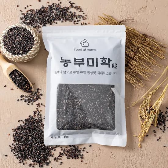 농부미학 국내산 찰흑미 1kg 3개