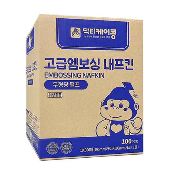 닥터케이콩 엠보싱 냅킨, 10000매, 1개