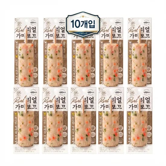 삼호 리얼 가마보꼬 어묵바, 70g, 10개