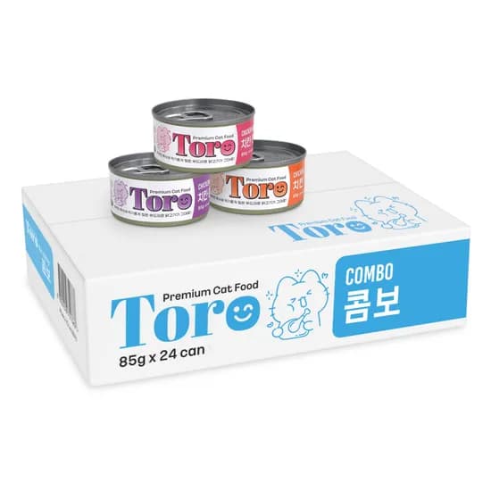토로 프리미엄 고양이캔, 콤보, 85g, 24개