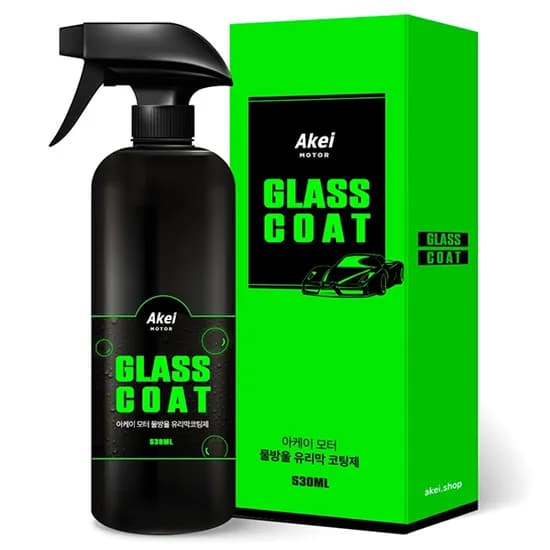 아케이 모터 물방울 유리막 코팅제, 530ml, 1개