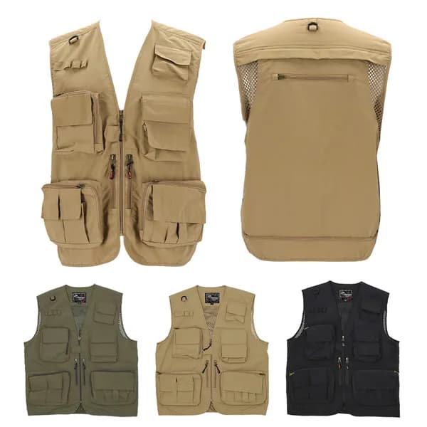 덴버 멀티 작업조끼 VJK002_VEST, 탄, XXXXL, 1개