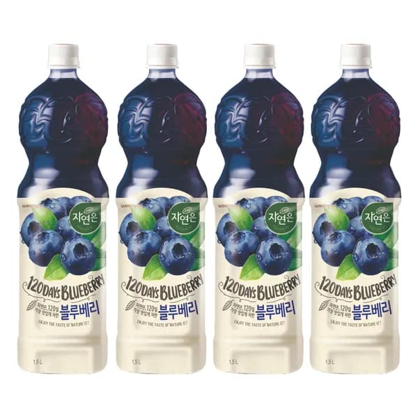 웅진 자연은 블루베리 1.5L 12개